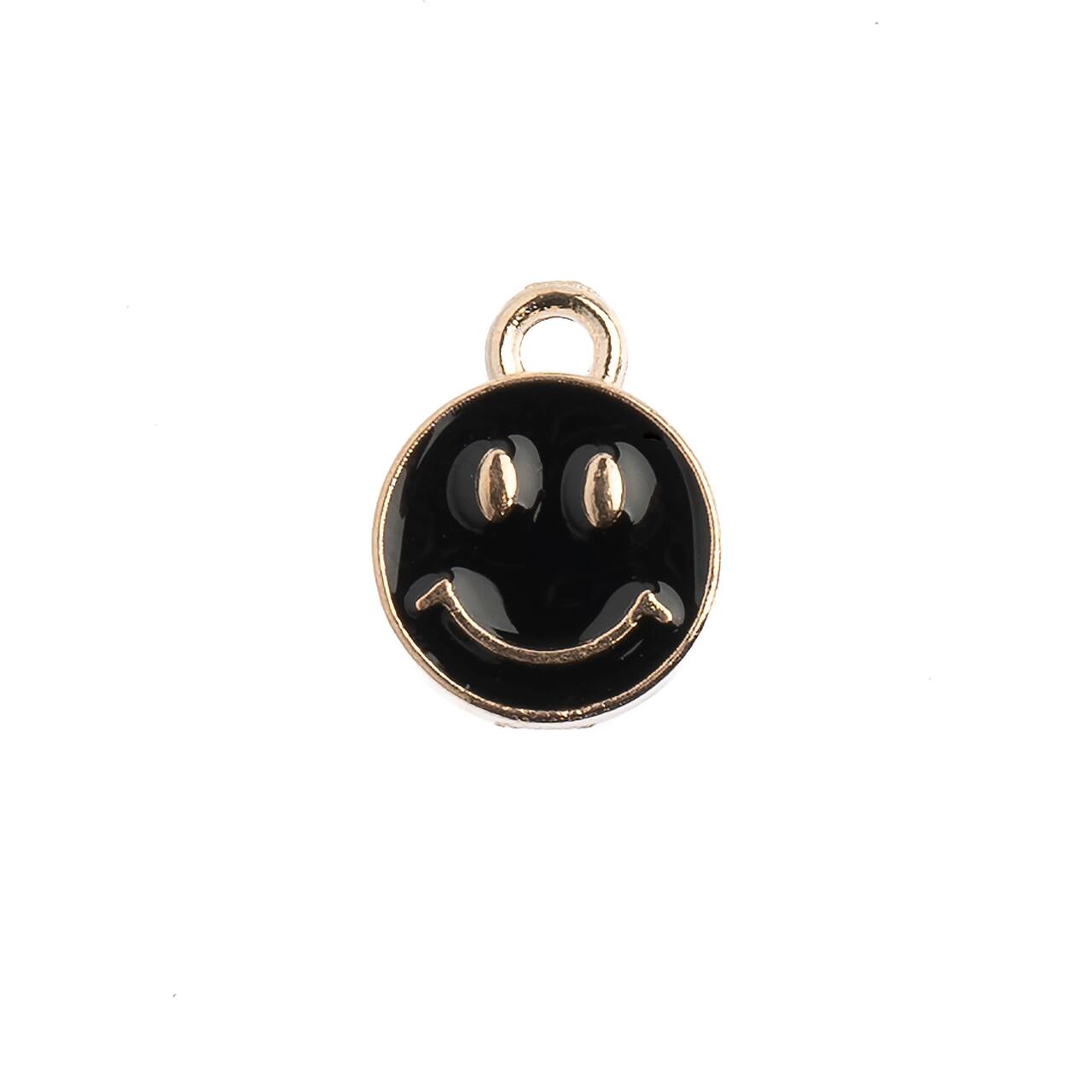 John Bead Sweet & Petite Happy Face Charms, 10ct.